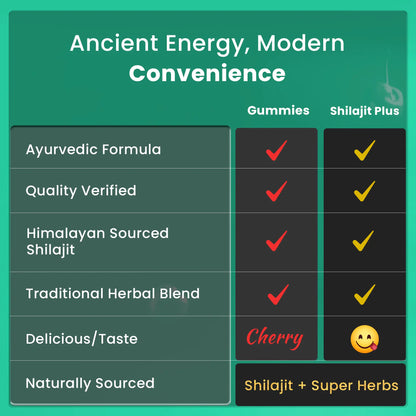 BeepWell Shilajit Resin & Gummies Combo – Fulvic Acid + Ayurvedic Blend – 50g Resin (50 Servings) & 60 Gummies – For Men & Women